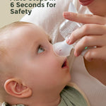 Momcozy BreezyClear Pro™ Nasal Aspirator for Baby, Hospital-Grade 75 kPa Nose Sucker with 9 Adjustable Suction Levels, Electric Nose Cleaner for Toddler, Light & Music Soothing