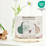 4 Pack Mini Crib Sheets Fitted - 38"x26" Pack and Play Sheets for Playard Mattress, Portable Mini Crib | Soft & Skin Friendly Pack N Play Sheets for Boys Girls (Clover & Moon Star)