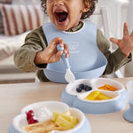 BabyBjörn Baby Plate Set, 2 Pack, Powder Blue