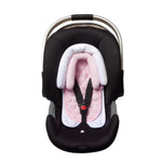 Pro Goleem Car Seat Head Support Infant, Soft Infant Car Seat Insert, 2 in 1 Carseat Head Support for Newborn, Perfect for Car Seat, Stroller, Swing, Bouncer, Gray and Black