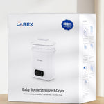 LAREX Baby Bottle Sterilizer and Dryer, 4-in-1 Electric Steam Bottle Sterilizer and Dryer Esterilizador de Biberones, Bottle Sanitizer for Baby Bottles, Pacifiers, Pump Accessories