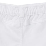 Gerber Baby Toddler Girls' Twill Shorts, White, 0-3 Months