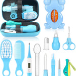 Baby Healthcare and Grooming Kit, Portable Baby Safety Care Set, Baby Essentials kit for Newborn(Grey White 13 in 1)