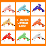 Mini Hot Glue Gun Kit 8 Pieces Hot Melt Gun Crafts for Kids School Craft Project DIY Arts and Home Quick Repairs (20 Watts,Multicolor)