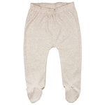 123 Bear Baby Soft Cotton Spandex Pants with Feet (Mint 3-Pack, 0-3 Months)
