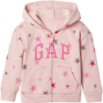 GAP Baby Girls' Playtime Favorite Logo Full Zip Hoodie Hooded Sweatshirt