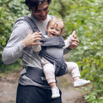 Ergobaby 360 All-Position Baby Carrier with Lumbar Support (12lbs - 45lbs) - Premium Cotton Toddler Carrier - Soft Air Mesh Fabric - Carbon Grey