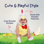 Dress Up America Baby Rooster Costume - Infant Halloween Chicken Costume For Girls And Boys