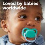 Philips AVENT Ultra Air Nighttime, 6-18 Months Pacifier, Pink, Pack of 4, SCF376/44