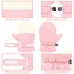 Olreco Toddler Snow Gloves Baby Mittens 6-12 Months Toddler Mittens 18-24 Months Toddlers Waterproof Gloves 2T Baby Girl Mitten