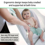 Ingenuity Easy Rinse Bather Baby Bath Seat, Non-Slip Soft Support, 0-6 Months, Up to 20 lbs
