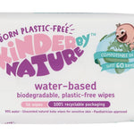 Kinder by Nature Water-Based Baby Wipes - 56 Count (Case of 12 packs)