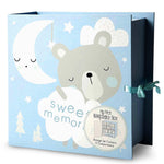 Votum Baby Keepsake Box for Treasured Memories, Sweet Memories - Lightweight, Handcrafted Baby Boxes with 9 Labeled Compartments for First Memories - Gender Neutral Baby Shower Gifts for Girls, Boys