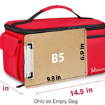 Mancro First Aid Bags Empty, Medical Travel Bag with Multi Pockets, Pill Bottle Organizer for Travel, Home Storage, Trauma Bag for EMT, Nurses, Doctor, Emergency Bag for Medicine, Medical Supplies