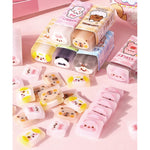 30 Pcs Cute Erasers Cartoon Animal Eraser Kawaii 3D Erasers Pencil Eraser for Students Girls Boys Women School Office Supplies Small Eraser Gift Pack (Animal)