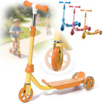 Kick Scooter for Kids 3-7 Age - 3 Wheel LED Light Up Toddler Scooter, Easy Steering, Adjustable Height, Anti-Slip Deck, Stable Design, Indoor Outdoor for Girls Boys 3-5, 5-7 Up to 100 Lbs