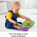 Fisher-Price Laugh & Learn Storybook Rhymes, take-Along Musical Toy Book with Learning Content for Infants (Amazon Exclusive)