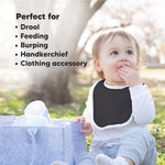 8-Pack Organic Baby Bibs for Boys, Girls - Soft Cotton Drooling and Teething Baby Bibs, Baby Girl Bibs, Baby Boy Bibs, Baby Drool Bibs for Baby Girl, Boy, Newborn Infant Bibs (Basics)