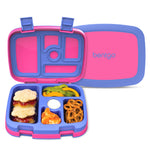 Bentgo Kids Bento-Style 5-Compartment Leak-Proof Lunch Box - Ideal Portion Sizes for Ages 3 to 7 - Durable, Drop-Proof, Dishwasher Safe, PFAS & BPA-Free & Made with Food-Safe Materials (Fuchsia)