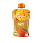 Happy Baby Organics Clearly Crafted Stage 1 Baby Food, Mangoes, 3.5 Ouncee Pouch (Pack of 16)