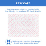 Delta Children Fitted Crib Sheets for Girls and Boys - Crib Sheet for Standard Crib and Toddler Mattresses - 28x52 Inch (Pack of 3), Pink Floral