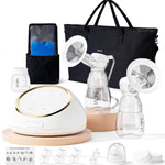 Navyvi breast pump set with accessories on a white background