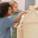 PlanToys® Grand Victorian Dollhouse | Wooden 4-Floor Dollhouse for Kids 3Y+ | Includes Attic, Opening Panels & Sliding Sashes | Encourages Imaginative Play & Social Interaction