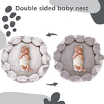 5-in-1 Thick & Plush Baby Play Gym, Baby Play Mats for Floor, Tummy Time Mat with 6 Toys, Cat Bed, Dog Bed, Convertible Stage-Based Developmental from Baby to Toddler, Ball Pit, Pet Cushion Cloudico