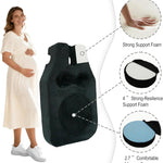 Pregnancy Massage Cushion & Headrest for Bed,Full Body Maternity Pillow with Belly and Breast Support,Prenatal Bolster for Relaxing,Ideal for Prone Massage After Breast Surgery & During Pregnancy