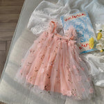 BGFKS Layered Tulle Tutu Dress for Toddler Girls,Baby Girl Rainbow Tutu Princess Skirt Set with Flower Headband.(Flower Orange Pink,18 Months)