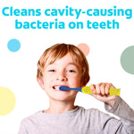 Colgate Bluey Extra Soft Toothbrush for Kids, Kids Toothbrush Pack with Built in Suction Cup Toothbrush Holder, Designed for Children Ages 2 and Up, Extra Soft Bristles, 2 Pack
