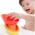 Nuby 5-Pack Stacking Bath Boats