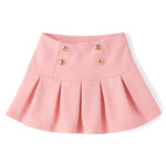 Gymboree,Girls,and Toddler Ponte Knit Skort,Fuzzy Pink Pleated,3 Years