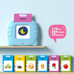 Airbition Talking Flash Cards for Toddlers 1 2 3 4 Year Olds, Montessori Language Learning with 224 Words, Pocket Speech Therapy Tools, and Speech Development Educational Playthings for Children