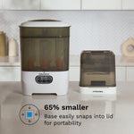 Baby Brezza Portable Baby Bottle Sterilizer Dryer for Travel - Mini Sterilizer Fits Bottles, Pump Parts and Accessories