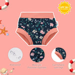 ALVABABY Swim Diapers 3pcs Baby & Toddler Reusable Waterproof Swimming Diaper for Boy's and Girl's for Swim Classes 3XBS01-12-18M