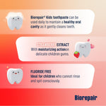 BIOREPAIR Kids- Kids and Baby Toothpaste with Hydroxyapatite, Gentle Cleansing & Enamel Protection, Strawberry Fluoride Free Toothpaste, Moisturizing Action on Gums, 0-6 Years, 2.12 Oz, Made in Italy