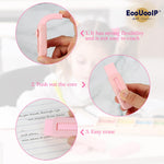 EooUooIP 4+1 Pack Rubber Pink Erasers Sliding Retractable Eraser, Large Pink Erasers, Soft Cute Eraser, Large Pencil Eraser for School Office Art Drawing Pencil Eraser for Kids