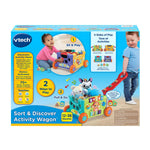 VTech Sort and Discover Activity Wagon for Toddlers, Red