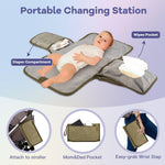 RUVALINO Diaper Bag Backpack, Multifunction Travel Pack Maternity Baby Changing Bags, Large Capacity, Waterproof, Olive Green
