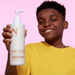 Dr. Natural Baby Lotion, Shea Butter and Vanilla, 16 oz - Non-Greasy, Body Lotion for Dry Skin - Hypoallergenic and Paraben-Free - No Synthetic Fragrances or Dyes - Made with Organic Shea Butter