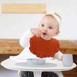 EllieHouse Baby Bibs for Girls Boys 10 Pack Teething Drool Teeth Drooling Muslin Bibs Cotton Absorbent Soft Bibs for Infant Toddler Essentials