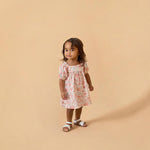 Modern Moments by Gerber baby-girls 2-piece Puffed Sleeve Dress & Diaper Cover Set
