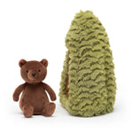 Jellycat Forest Fauna Bear Stuffed Animal, 7.5 inches - Teddy Bear Plush Toy - Classic Children's Gift