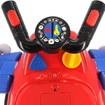 Kiddieland: Marvel Activity Plane Ride-On - Spidey - Spinning Light & Sounds, Foot-to-Floor Vehicle, Interactive Dashboard, Push Handle, Toddler 12mo+