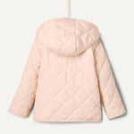 Amazon Essentials x Sofia Grainge Unisex Babies' Hooded Insulated Midweight Field Jacket, Pearl, 18 Months
