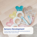 Mini Cooler Teether with Clip, Boy, 2+ Months, 1-Count