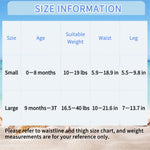 ALVABABY Baby Swim Diapers 3pcs Large Size Reuseable Washable & Adjustable for Swimming Lesson & Baby Gifts Yellow Orange Blue3ZSWY19