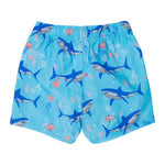 RUGGEDBUTTS Boys UPF50+ Sun Protection Animal Swim Trunks - Fintastic, 18-24m