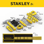 Stanley Jr. Kids Tool Set for Pretend Play - Hammer, Ruler & Builders Tools for Kids - Fun & Educational for Little Builders & Creative Playtime Adventures Age 3+ 25 Pcs.